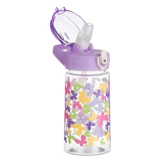 Sticla Apa 450ml Fluturi Color – BPA Free, Pai Silicon, Pop-Up [2]