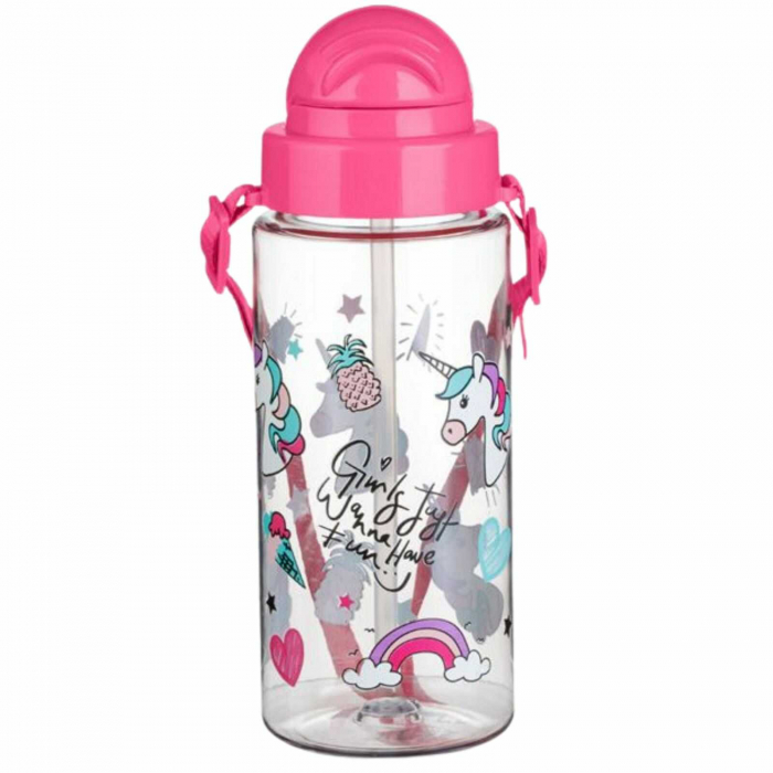 Sticla de apa, bidon pentru copii, Unicorn, 500 ml - Micostore.ro [3]