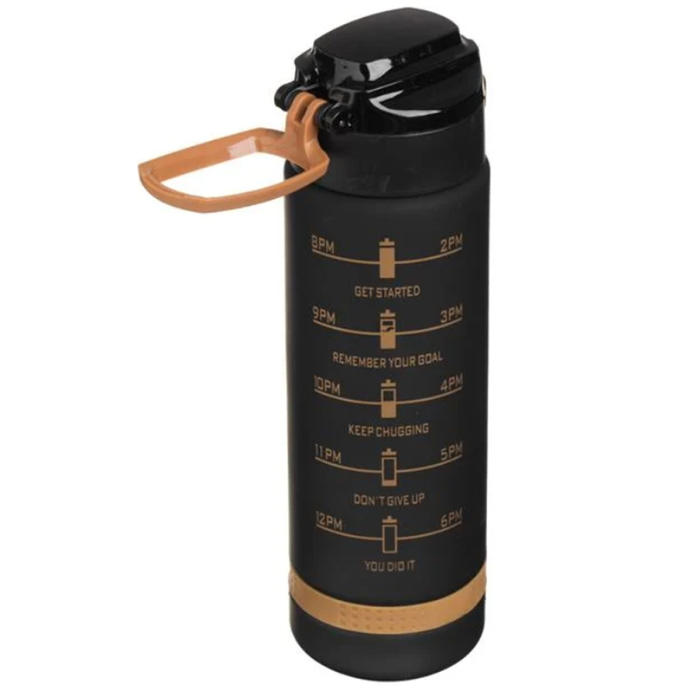 Sticla Apa Sport din Plastic Negru Auriu Motivation "Ph bottle" - 1L [3]