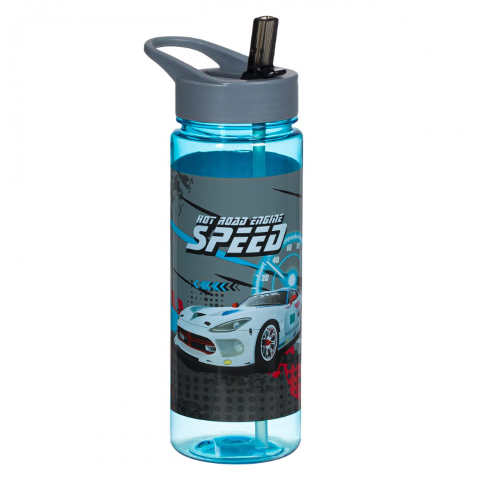 Sticle Apa Copii, Gradinita si Scoala, 650 ml, Masini - Micostore [2]