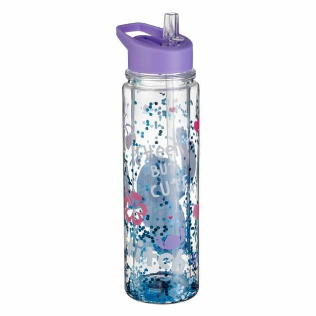 Sticle Apa Copii, Gradinita si Scoala, 500 ml cu Pai, Stitch si Lilo [2]