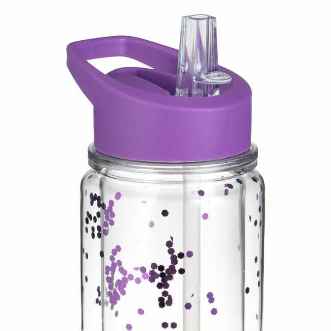 Sticle Apa Copii, Gradinita si Scoala, 500 ml cu Pai, Unicorn [3]