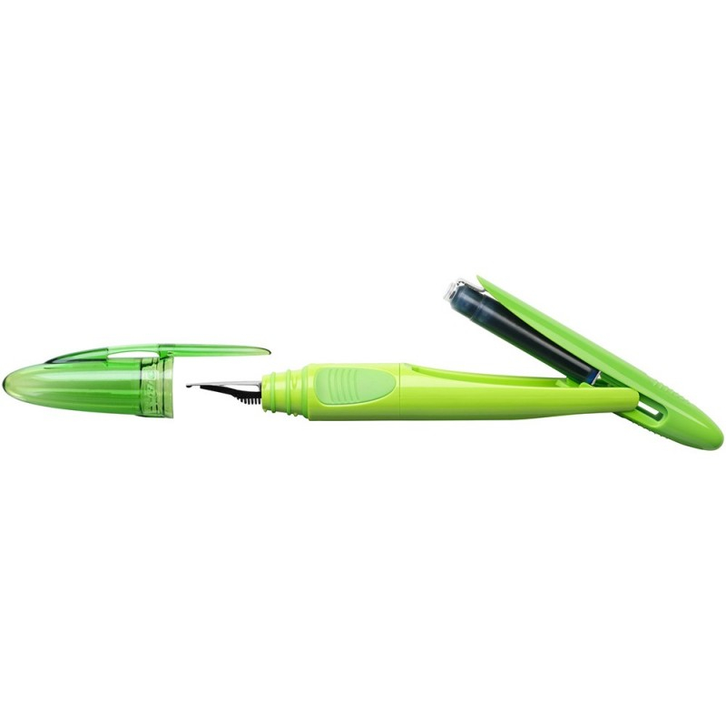 Stilou Bic EasyClic, varf M, alimentare rezerve, grip cauciucat, blister (+1 rezerva), diverse culori [2]