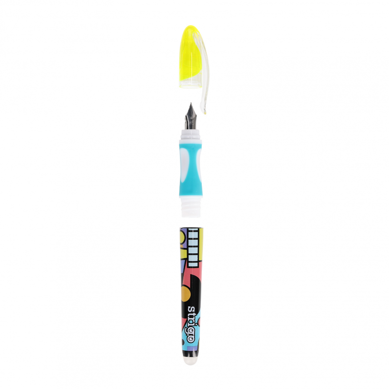 Stilou cerneala termosensibila Strigo Pop Art SSC471, 2 rezerve si dispozitv curatare penita [2]