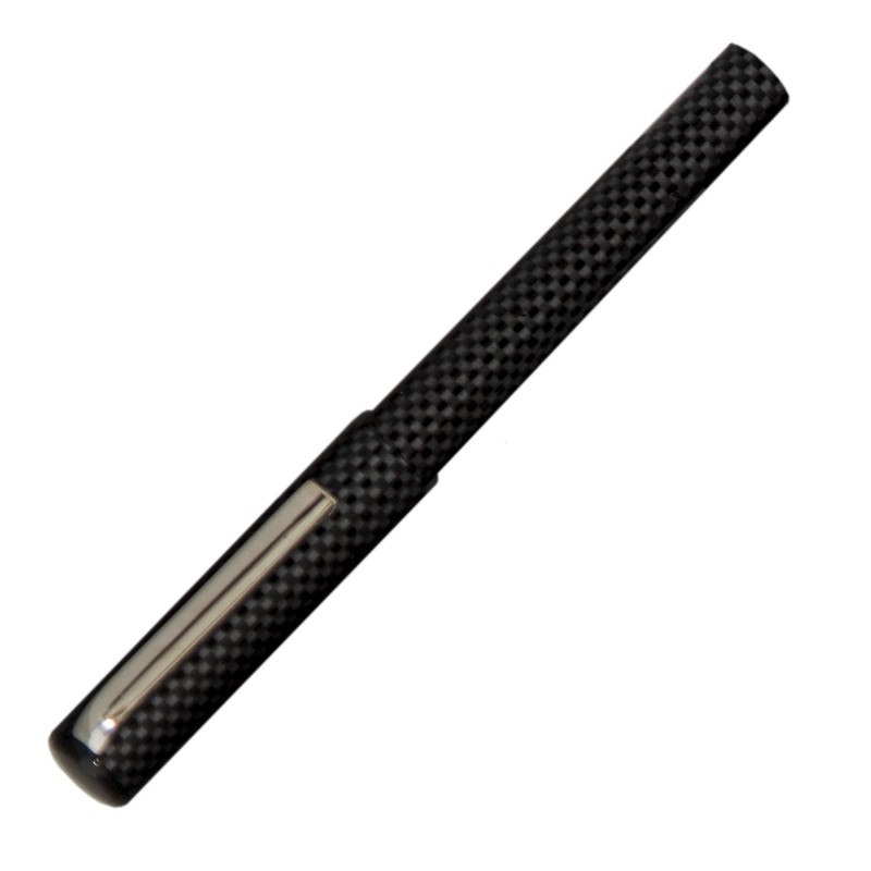Stilou Colorarte Moon 33200002, alimentare rezerve, corp negru cu model carbon [1]