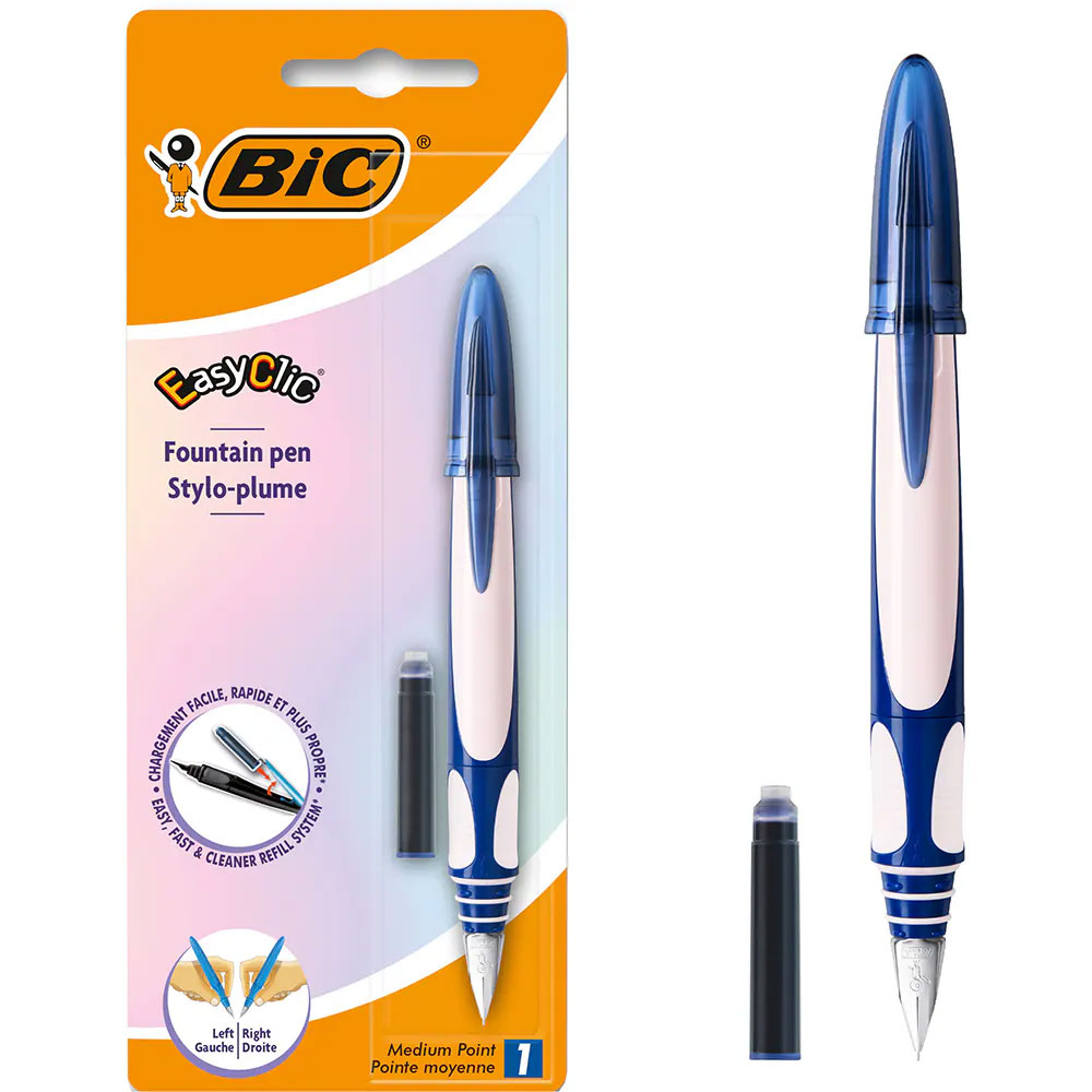 Stilou easy click standard blister bic [4]