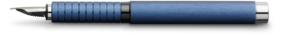Stilou essentio aluminium albastru ef faber-castell [2]