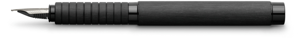 Stilou essentio aluminium negru b faber-castell [2]