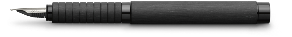 Stilou essentio aluminium negru f faber-castell [2]