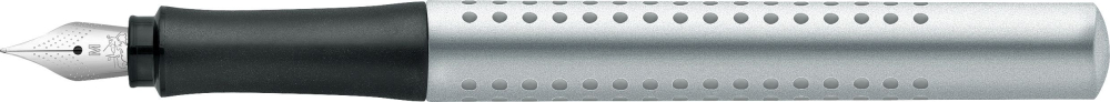 Stilou grip 2011 argintiu m faber-castell [4]