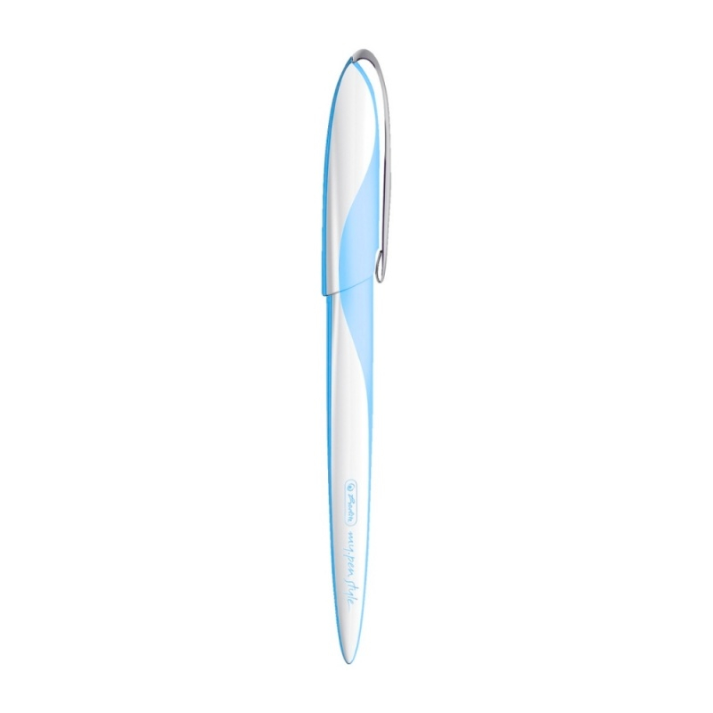 Stilou Herlitz My Pen 11360294, alimentare rezerve, albastru deschis, pentru caligrafie cu 3 penite (0.9/1.4/1.9) + 3 rezerve [2]