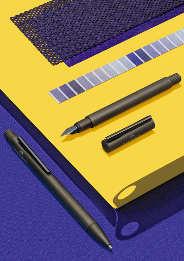 Stilou neo slim aluminium negru m faber-castell [5]