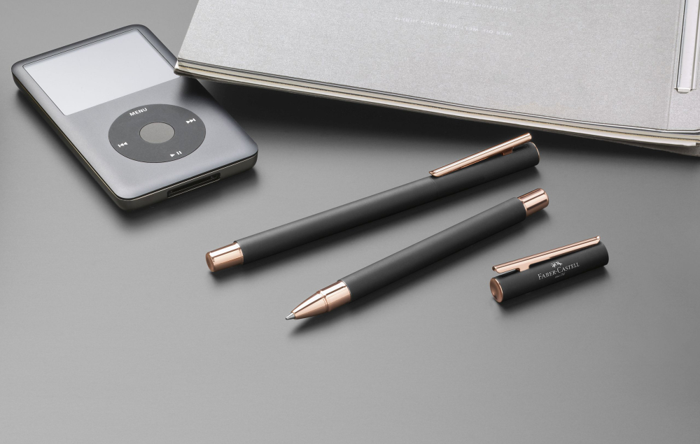 Stilou neo slim metal rosegold f faber-castell [3]