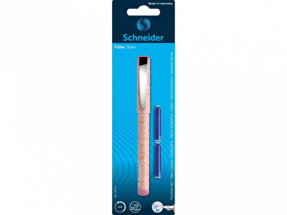 Stilou Schneider Glam + 2 rezerve/blister, copii varsta 12-18 ani [1]