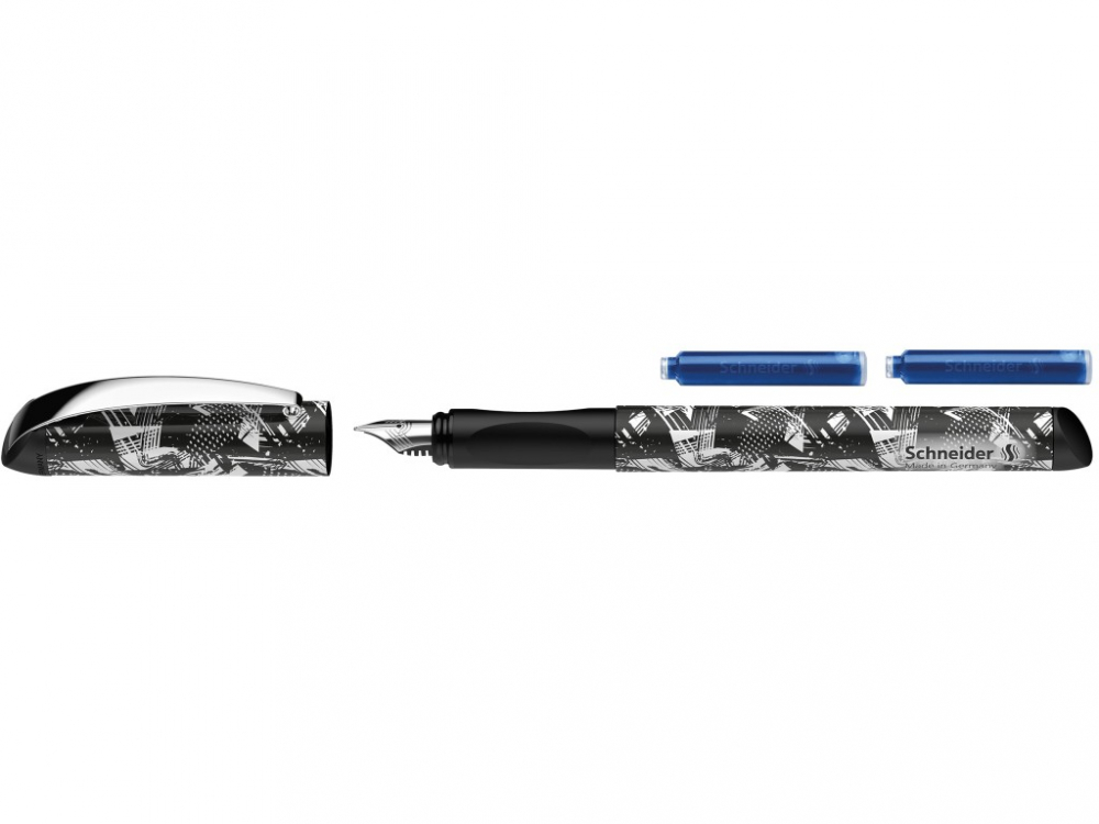 Stilou Schneider INX Sportive + 2 rezerve/blister, copii varsta 8-12 ani [2]