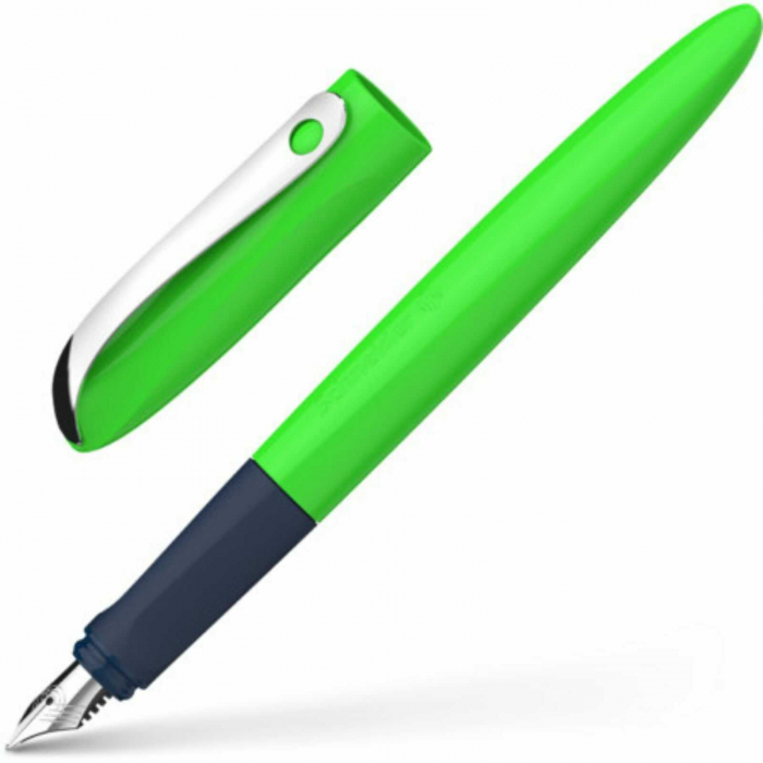 Stilou Schneider pentru elevi incepatori, ideal pentru clasa pregatitoare si clasa 1, wavy, 4 variante de culoare [4]