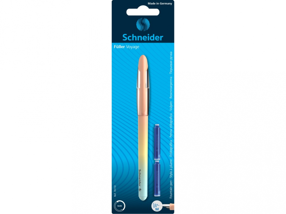 Stilou Schneider Voyage + 2 rezerve/blister, copii varsta 8-12 ani [1]