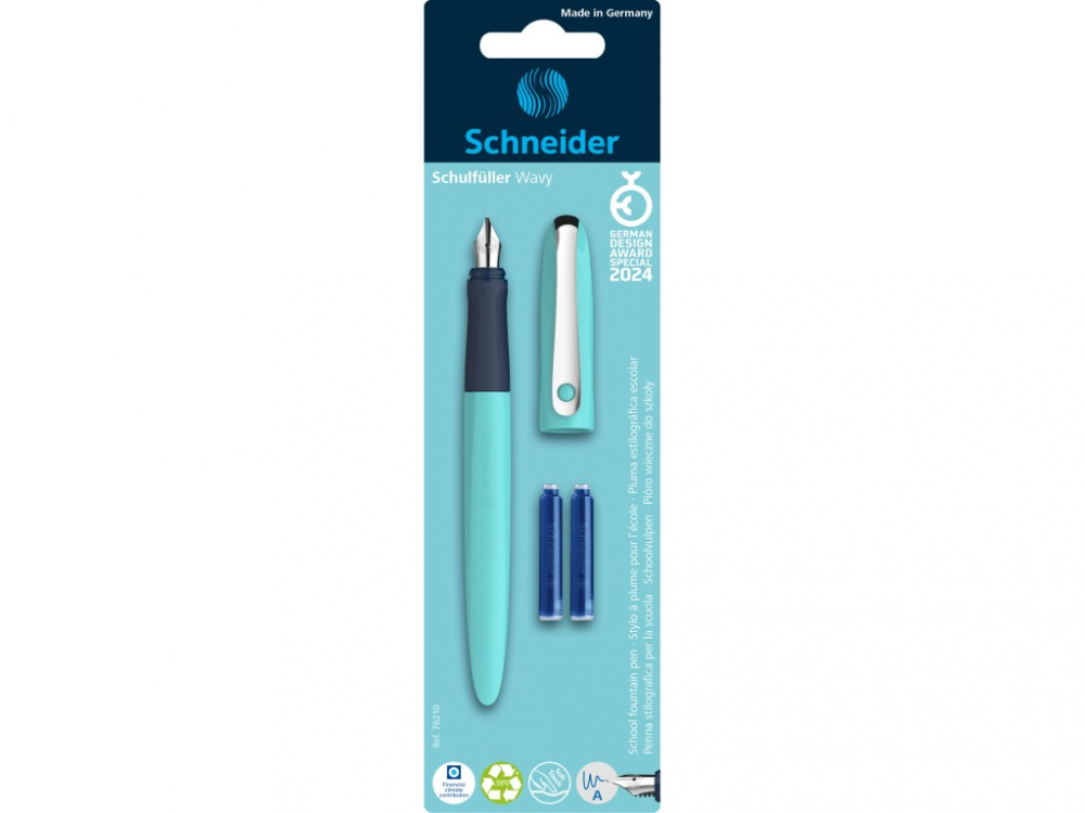 Stilou Schneider Wavy 1 buc/blister, copii varsta 14-18 ani [1]