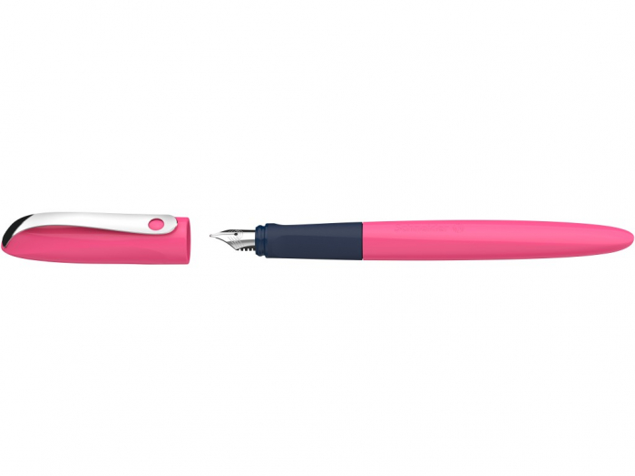 Stilou Schneider pentru elevi incepatori, ideal pentru clasa pregatitoare si clasa 1, Wavy, Roz [3]
