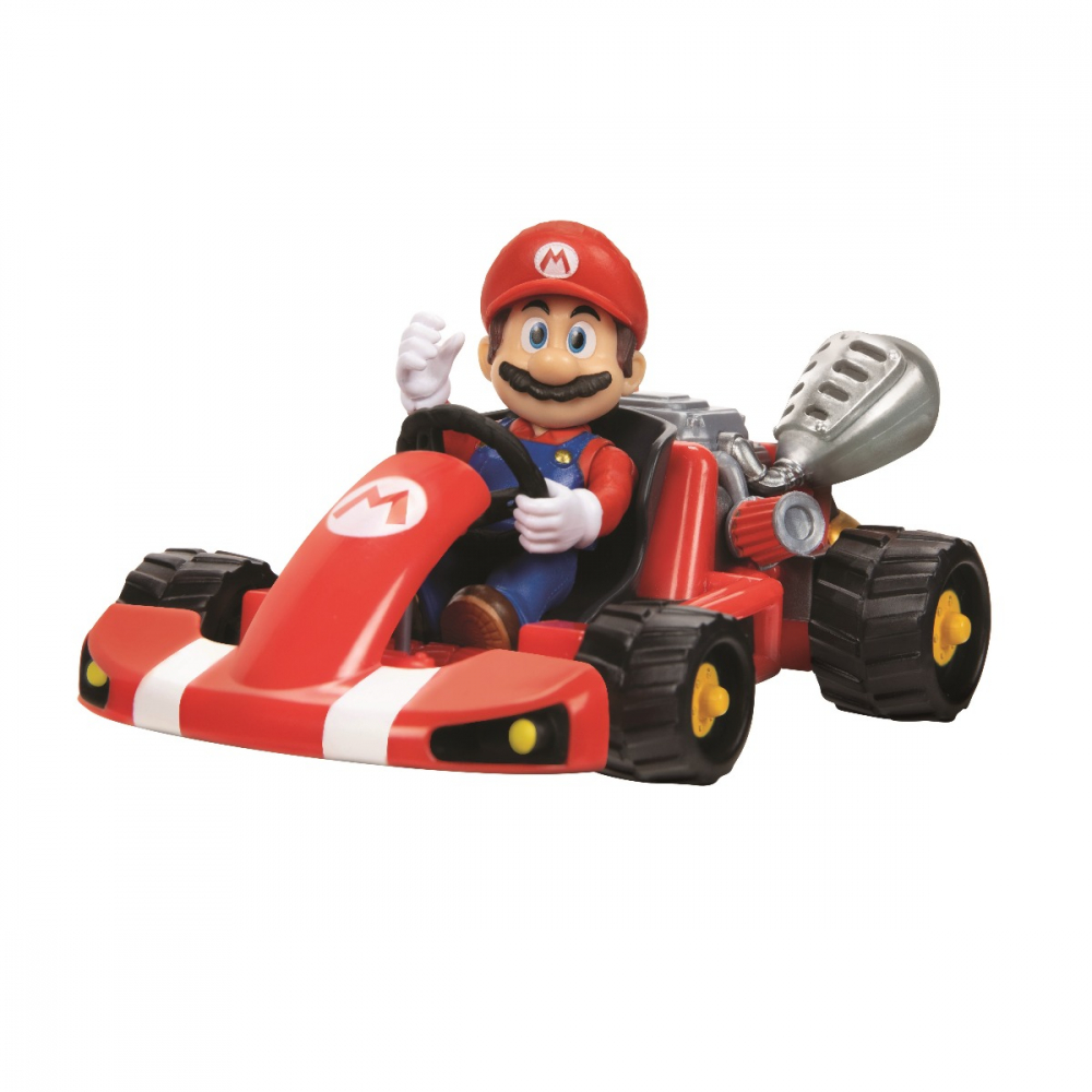 Super Mario Bros Movie - Figurina cu Kart, 6cm, diverse modele varsta 3-5 ani ,5-7 ani ,7-9 ani, Baieti [2]