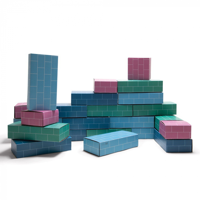 Blocuri constructie ⭐ Set Caramizi din Carton pentru construit [4]
