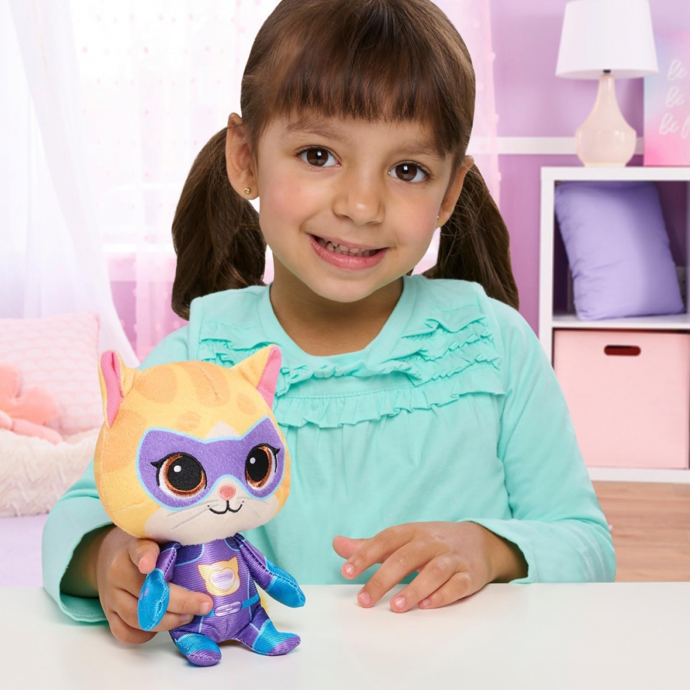 SuperKitties - Jucarie de plus 20 cm, diverse personaje varsta 2-3 ani ,3-5 ani ,5-7 ani, Unisex [9]