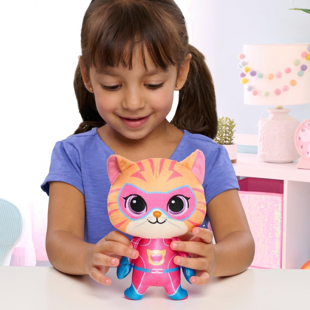 SuperKitties - Jucarie de plus 20 cm, diverse personaje varsta 2-3 ani ,3-5 ani ,5-7 ani, Unisex [3]