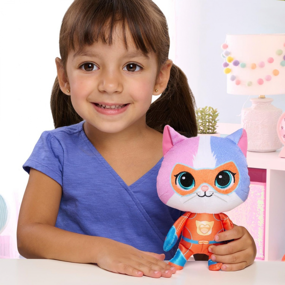 SuperKitties - Jucarie de plus 20 cm, diverse personaje varsta 2-3 ani ,3-5 ani ,5-7 ani, Unisex [5]