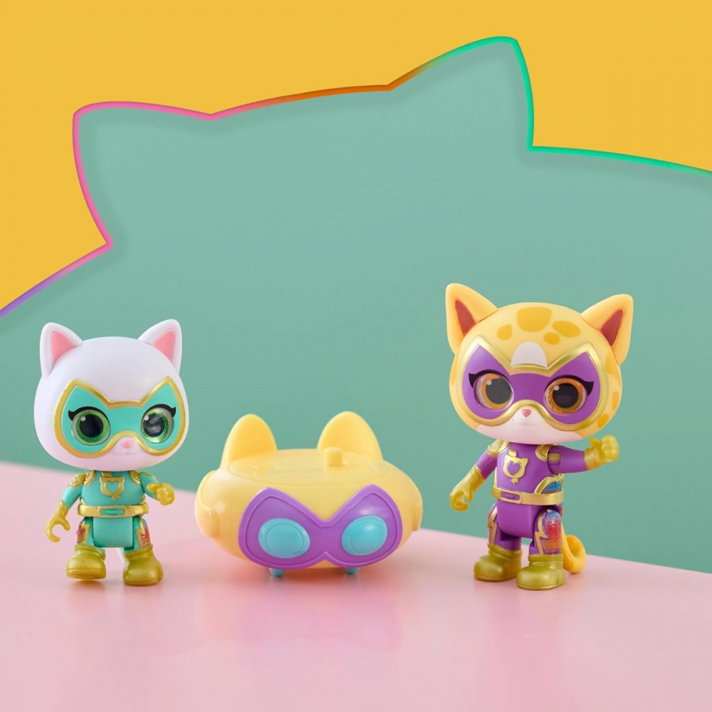 SuperKitties - Set de joaca cu 2 figurine si accesorii, diverse modele varsta 3-5 ani ,5-7 ani, Unisex [4]