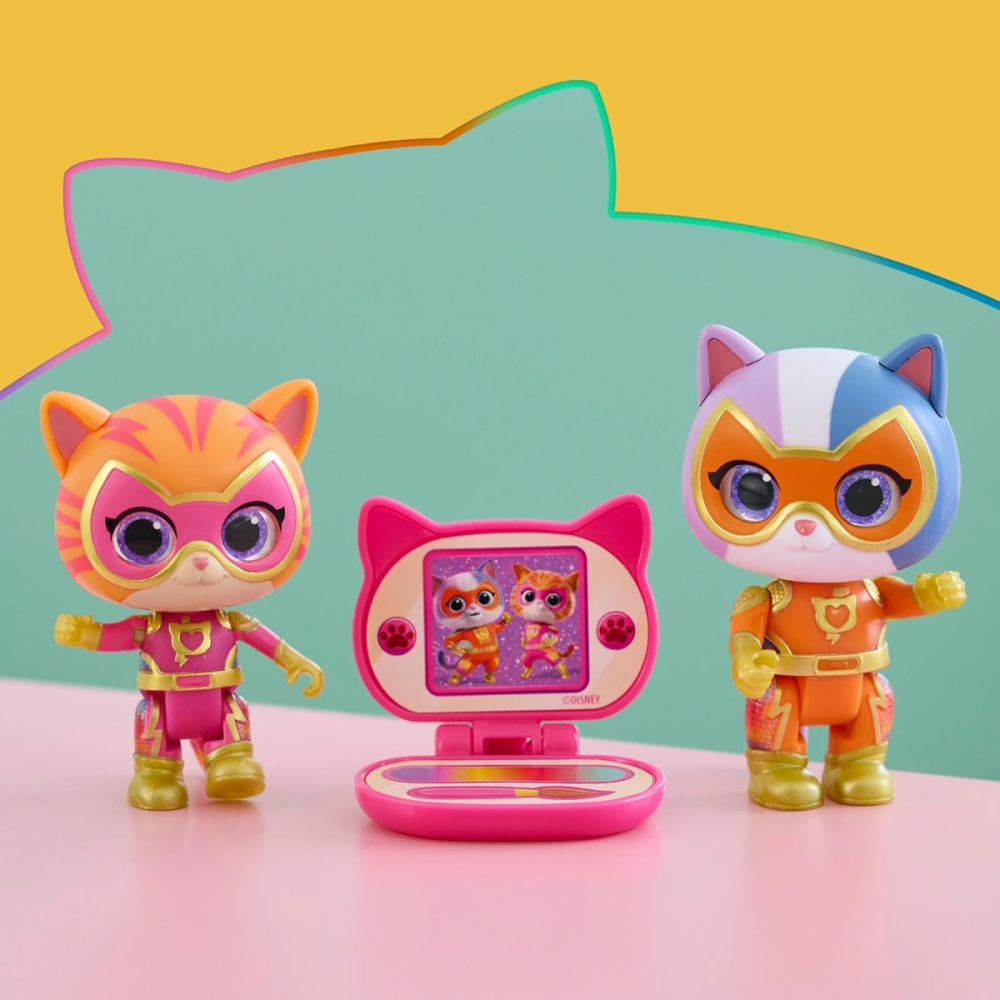 SuperKitties - Set de joaca cu 2 figurine si accesorii, diverse modele varsta 3-5 ani ,5-7 ani, Unisex [8]