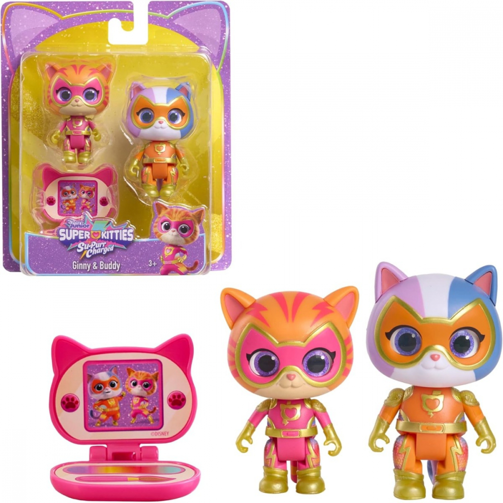 SuperKitties - Set de joaca cu 2 figurine si accesorii, diverse modele varsta 3-5 ani ,5-7 ani, Unisex [5]