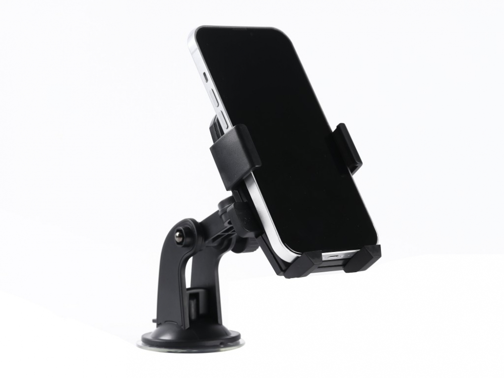 Suport auto pentru telefon Tellur Basic MCH5, fixare ventuză parbriz, negru [2]
