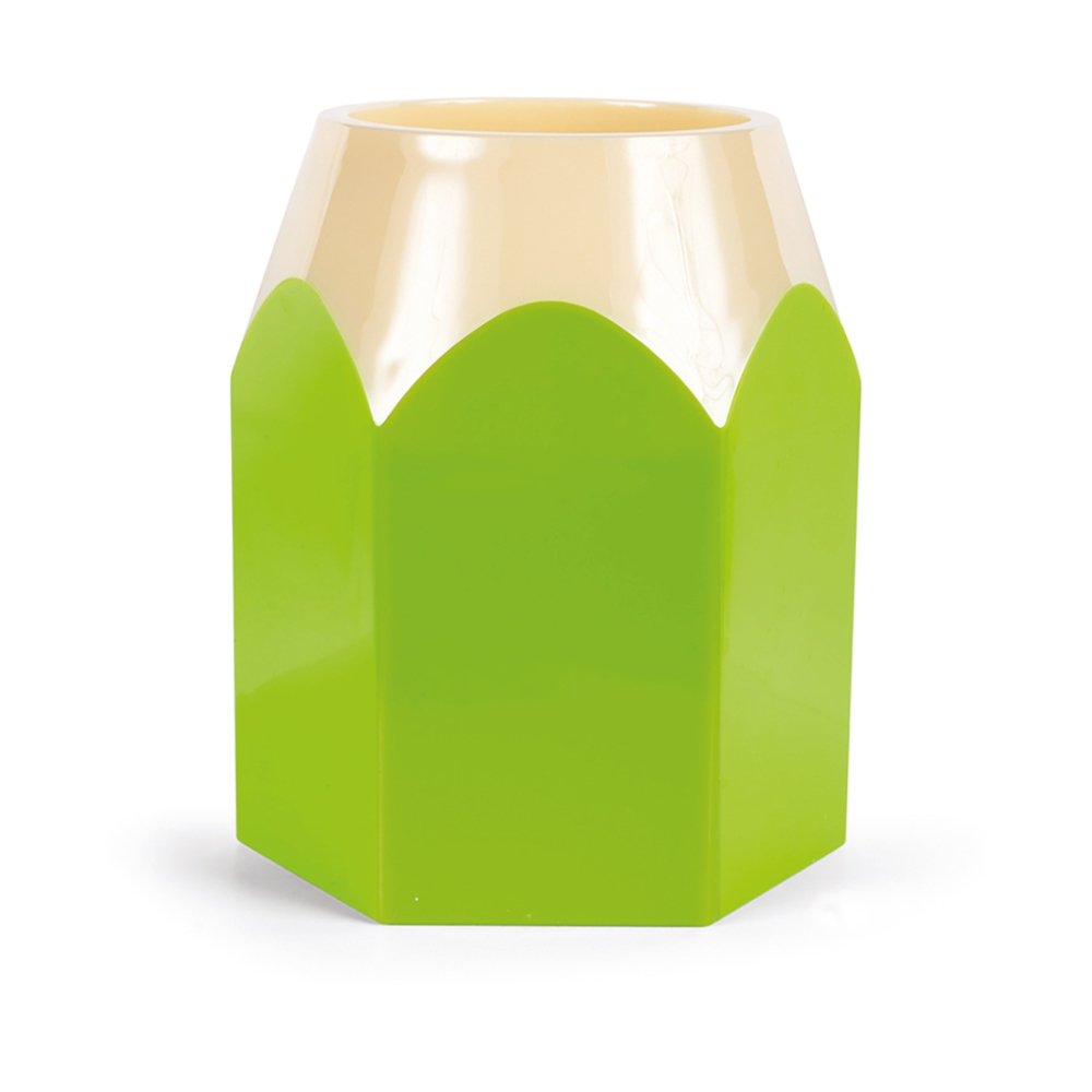 Suport creioane si pixuri, sub forma de creion, 4 culori disponibile (blister), copii varsta 3 ani+,6 ani+,8 ani+ [4]