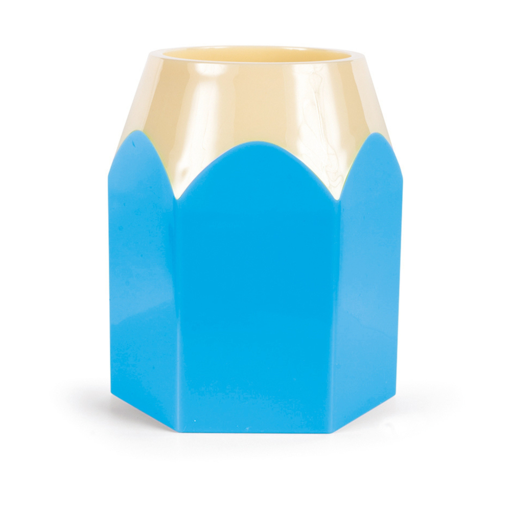 Suport creioane si pixuri, sub forma de creion, 4 culori disponibile (blister), copii varsta 3 ani+,6 ani+,8 ani+ [6]