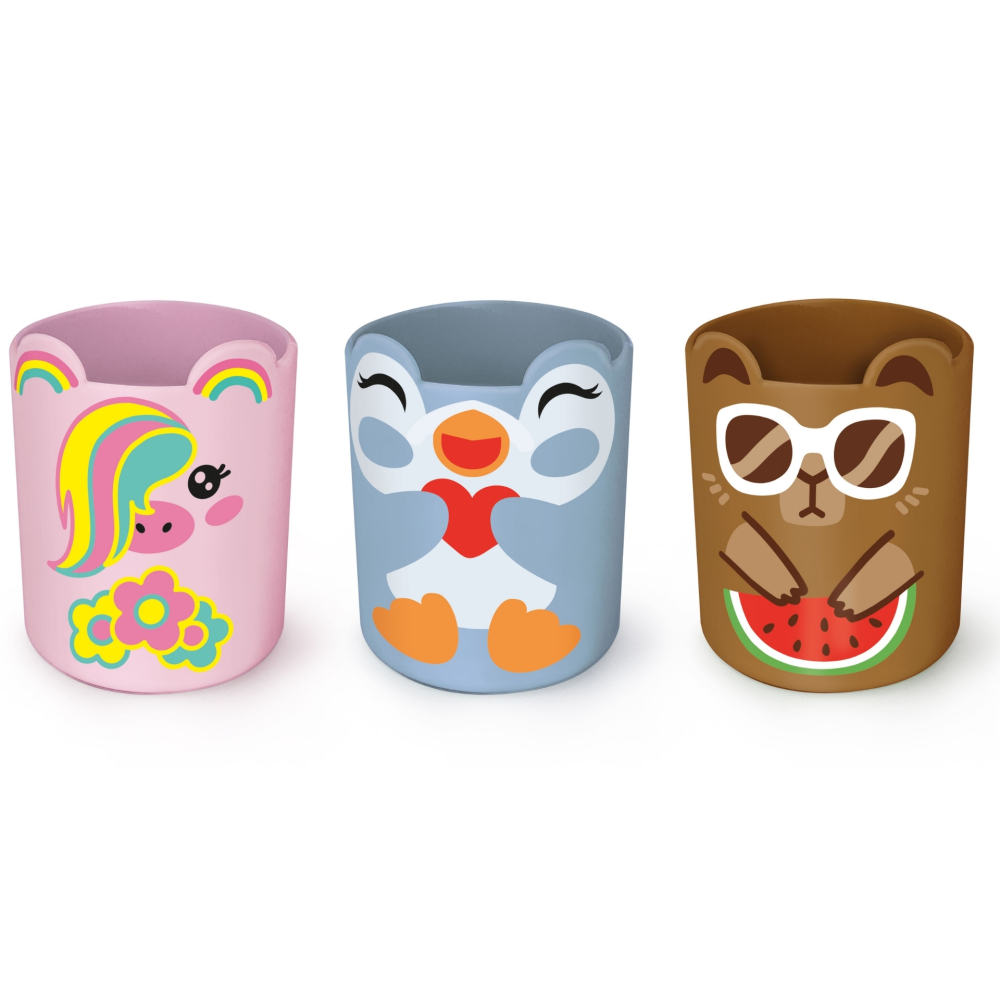 Suport creioane Softy din silicon moale, 3 modele (9 buc/display) varsta 3 ani+,6 ani+,8 ani+ [3]