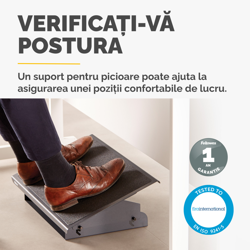 Suport ergonomic pentru picioare heavy duty fellowes [5]
