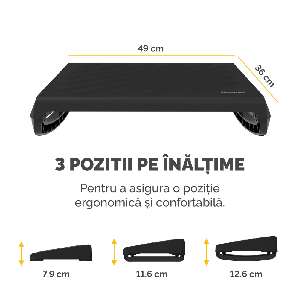 Suport ergonomic pentru picioare negru breyta [4]