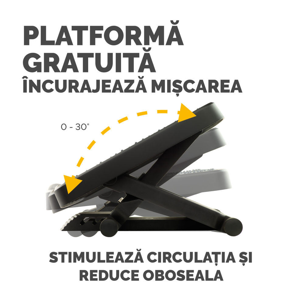 Suport ergonomic pentru picioare pro series ultimate fellowes [4]