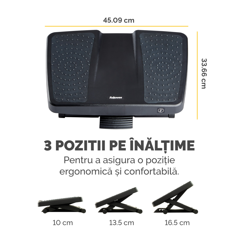Suport ergonomic pentru picioare pro series ultimate fellowes [2]