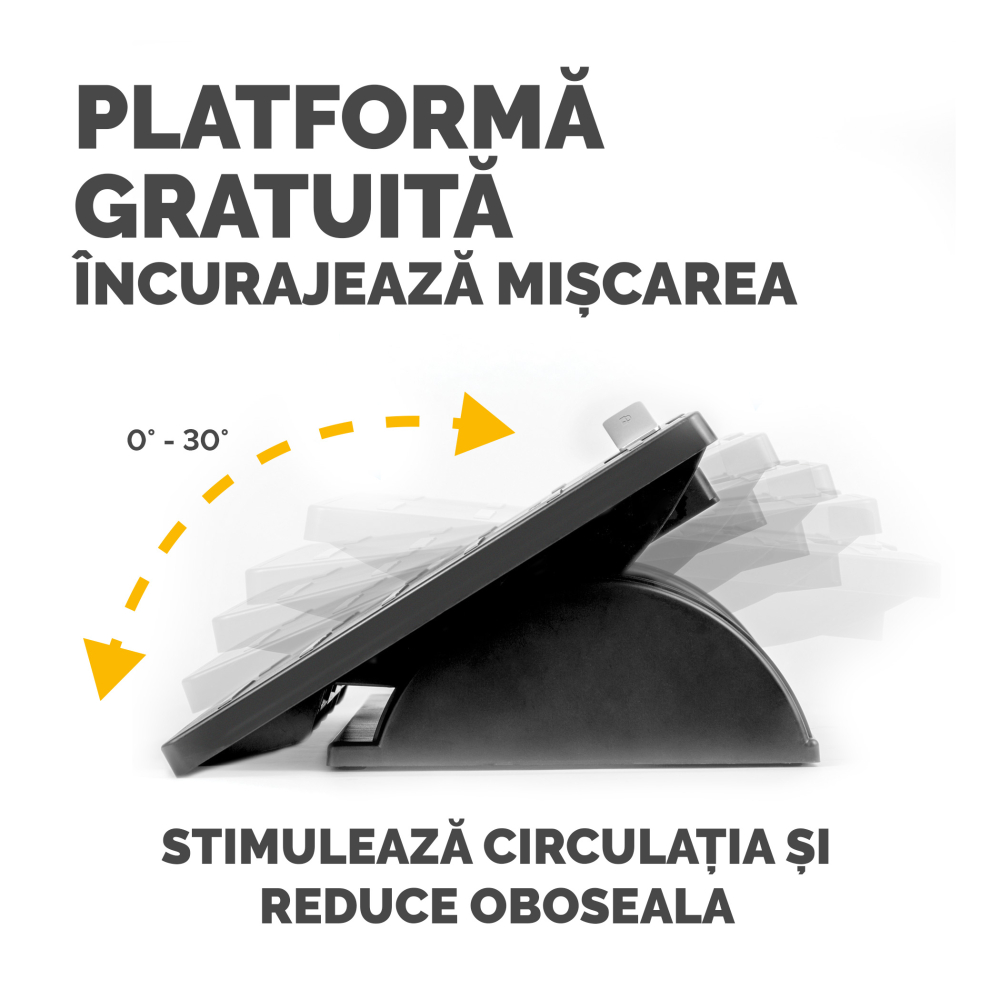 Suport ergonomic pentru picioare reglabil microban fellowes [4]