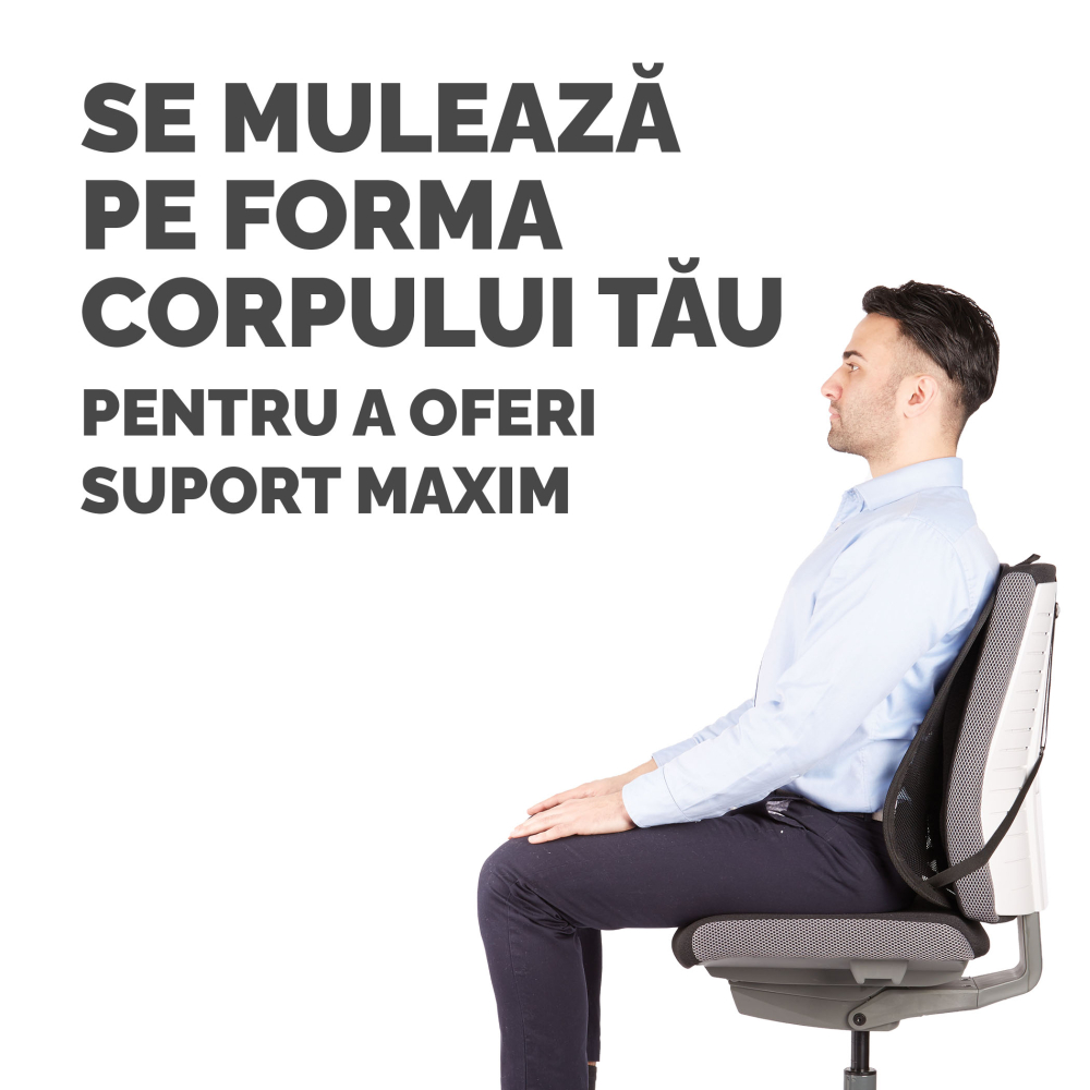 Suport ergonomic pentru spate mesh fellowes [5]