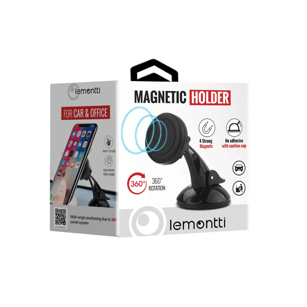Suport Lemontti Auto Magnetic Negru [7]