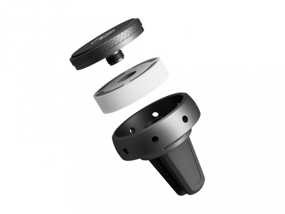 Suport magnetic de telefon pentru ventilație FreshDot, Odorizant Antitabac, gri [3]