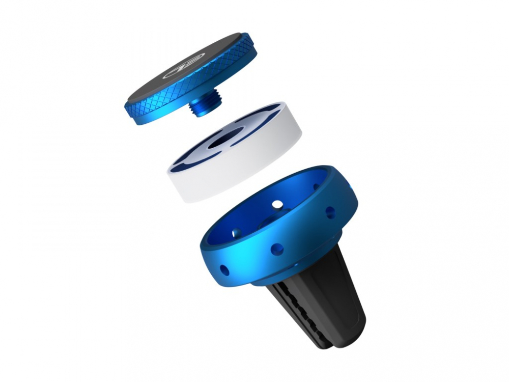 Suport magnetic de telefon pentru ventilație FreshDot, Odorizant Ocean, albastru [3]
