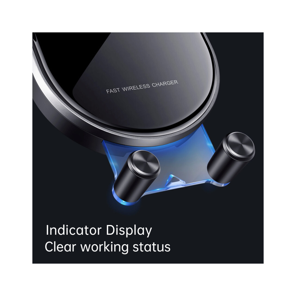 Suport Mcdodo Auto Space Series cu Wireless Charger 15W Black [3]