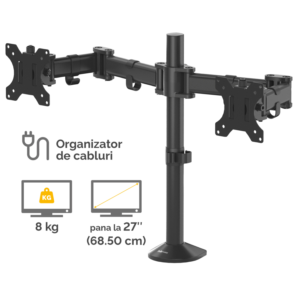 Suport monitor 2 brate reflex fellowes [3]