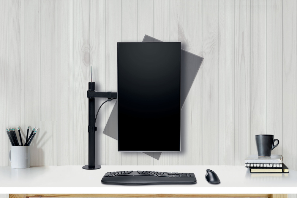 Suport monitor smartfit brat ajuslabil negru kensington [4]