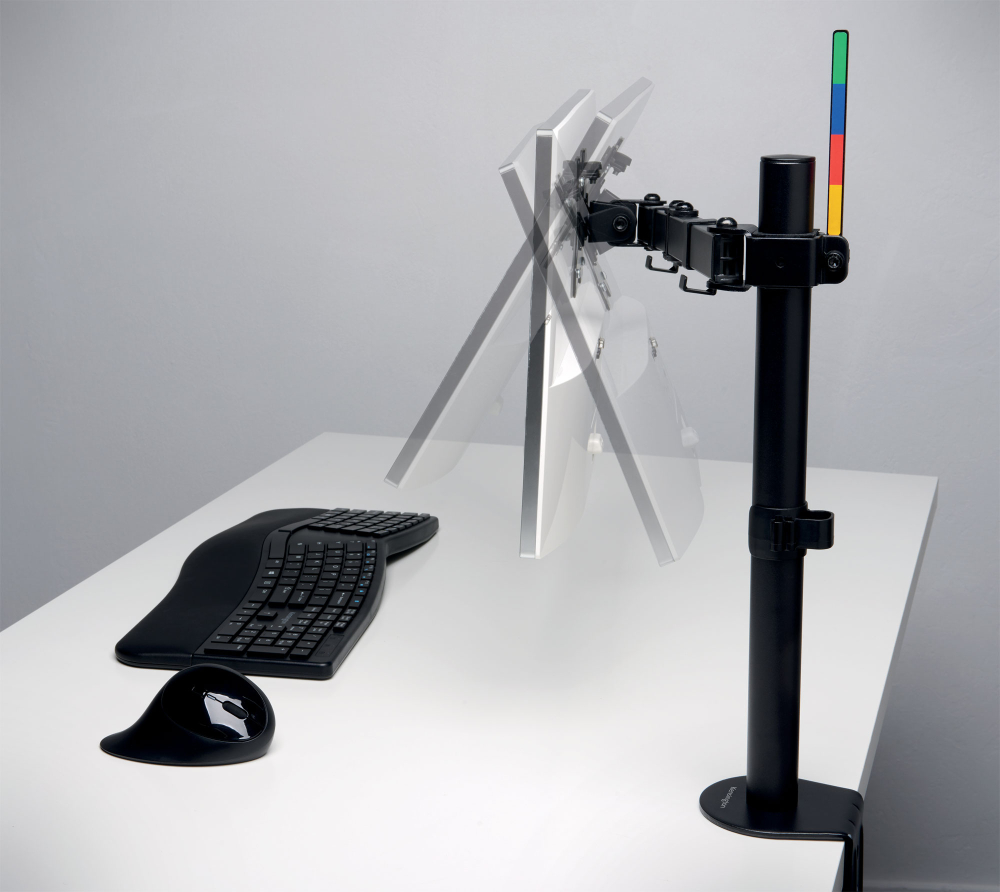 Suport monitor smartfit brat ajuslabil negru kensington [3]
