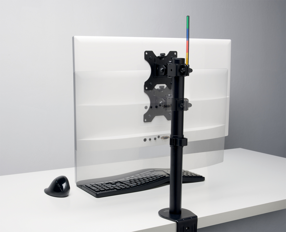 Suport monitor smartfit brat ajustabil fixare pe birou negru kensington [3]