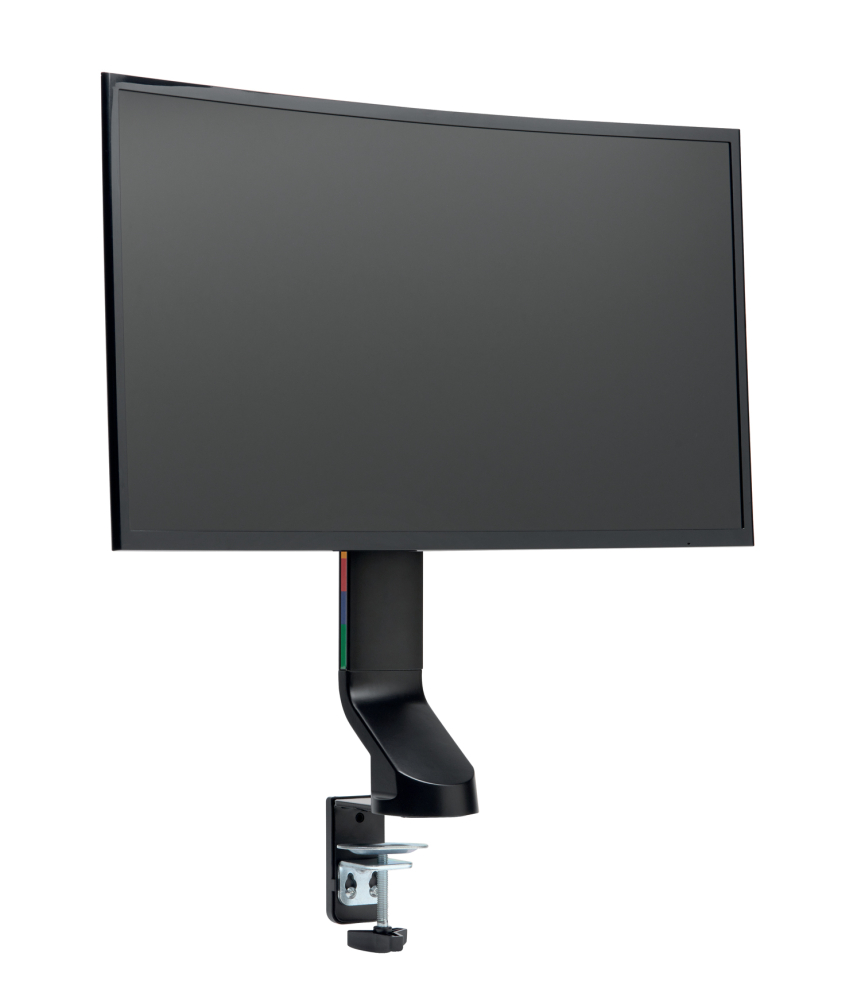 Suport monitor smartfit brat ajustabil fixare pe birou negru kensington [3]